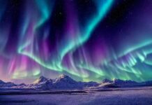 Северное сияние над Бирмингемом — необычное природное явление